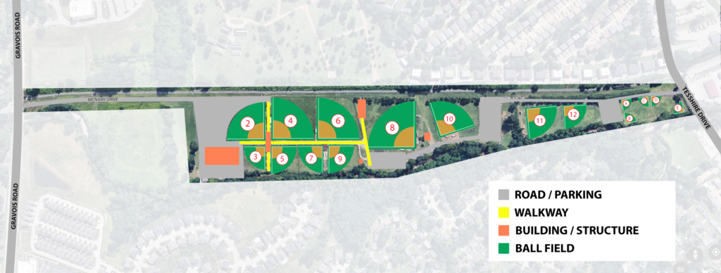 Affton Athletic Association, Inc.  Field Map